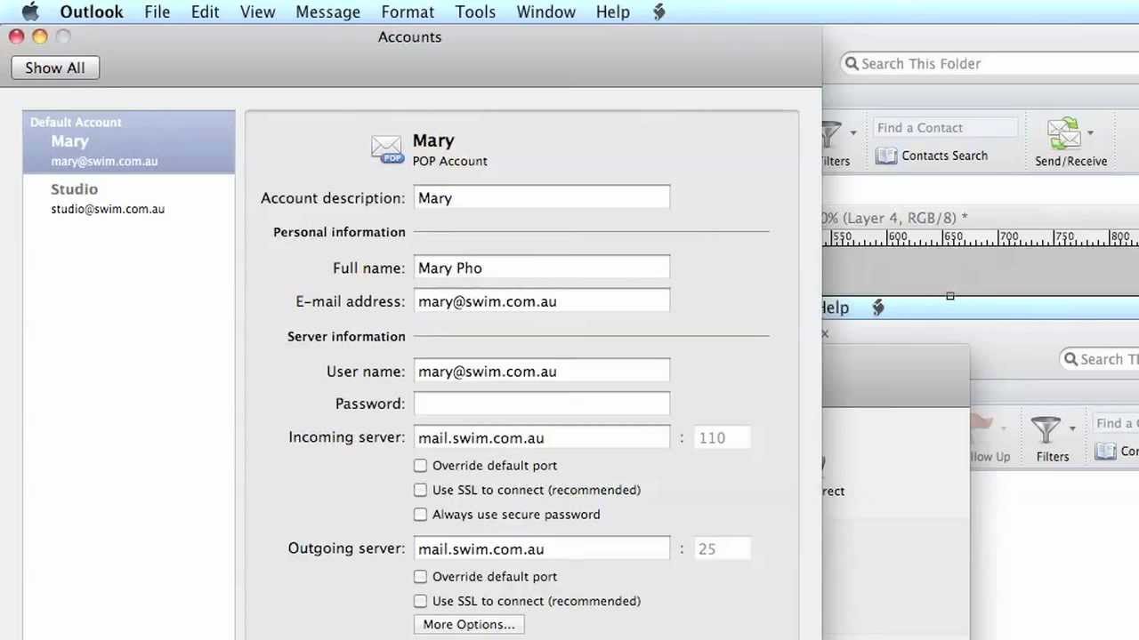 how to set default email client for mac to outlook